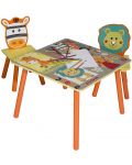 Комплект детска маса с 2 столчета Ginger Home - Safari - 1t