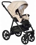Комбинирана детска количка 3в1 Baby Giggle - Broco Eco, бежова - 3t