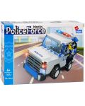 Конструктор Alleblox Police Force - Полицейска кола, 107 части - 1t