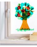 Комплект Haba Education - Стикери за стъкло, сезонно дърво - 2t