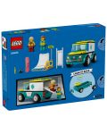 Конструктор LEGO City - Линейка за спешна помощ и сноубордист (60403) - 2t