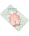 Комплект одеяло и плюшена играчка Baby Matex - Carol, 85 х 100 cm, Овчица - 1t