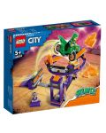 Конструктор LEGO City - Stuntz, Каскадьорско предизвикателство с рампа за забивки (60359) - 1t