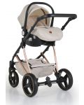 Комбинирана бебешка количка 3 в 1 Moni - Florence, бежова - 4t