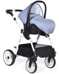 Комбинирана количка Baby Giggle - Alpina, 2 в 1, синя - 7t