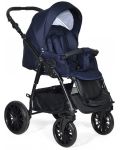 Комбинирана детска количка 3в1 Baby Giggle - Torino, тъмносиня - 3t