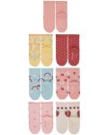 Детски чорапи за момичета Sterntaler - 17/18 размер, 6-12месеца, 7 чифта - 1t