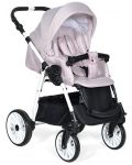 Комбинирана детска количка 3в1 Baby Giggle - Alpina, розова - 3t