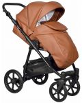 Комбинирана детска количка 2в1 Baby Giggle - Broco Eco, кафява - 2t