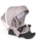 Комбинирана детска количка 3в1 Baby Giggle - Mio, розова - 5t