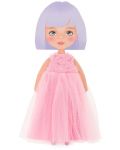 Комплект дрехи за кукла Orange Toys Sweet Sisters - Розова рокля с рози - 2t