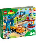 Конструктор LEGO Duplo - Товарен влак (10875) - 1t
