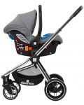 Комбинирана детска количка 3 в 1 Kikka Boo - Vicenza Premium, сива - 6t