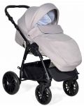 Комбинирана детска количка 2в1 Baby Giggle - Torino, бежова - 2t