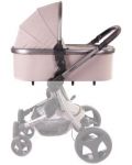 Комплект комбинирана количка и кош за новородено Baby Monsters - Premium, кафяво - 5t