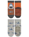 Комплект детски чорапи Sterntaler - С акули, 23/24, 2-3 години, 2 чифта - 2t
