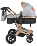 Комбинирана детска количка Moni - Sofie, сива - 5t