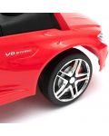 Кола за яздене Baby Mix - Mercedes Benz AMG C63 Coupe, червена - 4t
