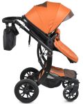 Комбинирана детска количка Moni - Sofie, кожа - 4t