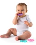Комплект бебешки гризалки за момиче Bright Starts - Chill & Teethe, 3 броя - 3t