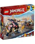 Конструктор LEGO Ninjago - Преоразуващ робот и състезателен мотоциклет (71792) - 1t