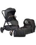 Комбинирана детска количка Cangaroo - Macan 2 в 1, черна - 1t