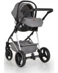 Комбинирана бебешка количка 3 в 1 Moni - Florence, сива - 5t