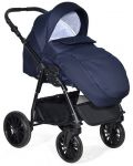 Комбинирана детска количка 3в1 Baby Giggle - Torino, тъмносиня - 2t