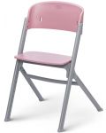 Комплект столче за хранене и шезлонг KinderKraft - Livy и Calmee, розови - 4t