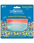 Dr. Brown's TF021 Купички за хранене Scoop-a-Bowl 2 броя - 3t
