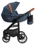 Комбинирана бебешка количка 3 в 1 Tutek - Grander Play G3, Geans - 1t