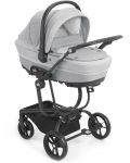Комбинирана бебешка количка Cam - Taski Fashion, сol. 792, светлосива - 1t