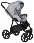 Комбинирана детска количка 3в1 Baby Giggle - Broco, светлосива - 3t