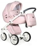 Комбинирана детска количка 2в1 Baby Giggle - Porto, розова - 1t