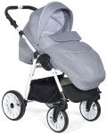 Комбинирана количка Baby Giggle - Alpina, 2 в 1, тъмносива - 3t
