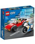Конструктор LEGO City - Преследване с полицейски мотоциклет (60392) - 1t