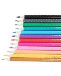 Комплект цветни моливи Paso Studio Pets - 12 броя - 2t