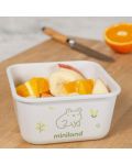 Контейнери за храна Miniland - Eco Friendly, 2 х 400 ml, Жабка - 3t
