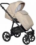 Комбинирана детска количка 3в1 Baby Giggle - Broco, бежова - 2t