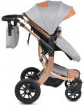 Комбинирана детска количка Moni - Sofie, сива - 4t