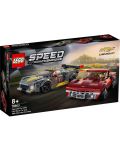 Конструктор Lego Speed Champions - Chevrolet Corvette C8.R и 1968 Chevrolet Corvette (76903) - 1t