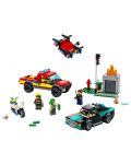 Конструктор Lego City - Спасение при пожар и полицейско преследване (60319) - 3t