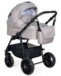 Комбинирана детска количка 2в1 Baby Giggle - Torino, бежова - 1t
