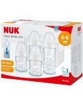 Комплект шишета Nuk First Choice - 2 x 240 ml + 2 х 120 ml, с кошница - 2t