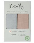 Комплект бебешки пелени Cotton Hug - Океан, 70 х 70 cm, 2 броя - 6t