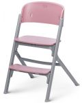 Комплект столче за хранене и шезлонг KinderKraft - Livy и Calmee, розови - 3t