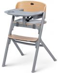 Комплект столче за хранене и шезлонг KinderKraft - Livy и Calmee, дървени - 2t