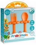 Комплект прибори за хранене Kids Licensing Frootimals - Пеперуда - 2t