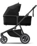 Комбинирана бебешка количка 2 в 1 Thule - Sleek, Midnight Black - 3t