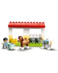 Конструктор Lego Duplo Town - Конюшня и грижи за понита (10951) - 5t
